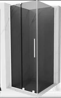 Kabiny prysznicowe - Mexen Velar L kabina prysznicowa rozsuwana 120x120 cm, grafit, biała - 871-120-120-43-20 - miniaturka - grafika 1