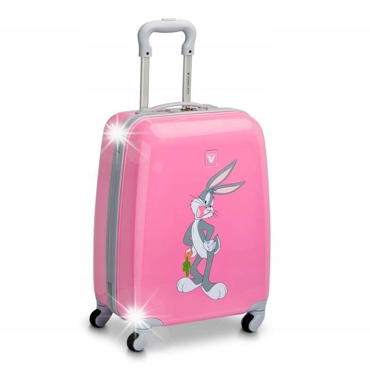Walizka kabinowa Roncato Looney Tunes 50cm - Różowa