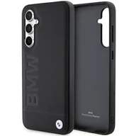 Etui i futerały do telefonów - Etui BMW BMHCS23FESLLBK Samsung Galaxy S23 FE Leather Hot Stamp czarny/black - miniaturka - grafika 1