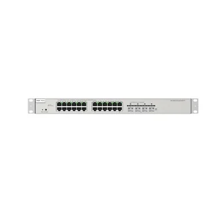 Ruijie Networks RG-NBS5200-24GT4XS-P łącza sieciowe Zarządzany L3 Gigabit Ethernet (10/100/1000) Obsługa PoE Szary RG-NBS5200-24GT4XS-P - Switche - miniaturka - grafika 1