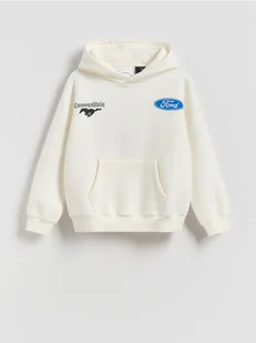 Reserved - Bawełniana bluza Ford - złamana biel - Bluzy dla chłopców - miniaturka - grafika 1