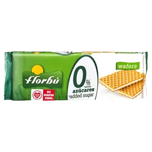 Wafelki nadziewane bez cukru 160g FLORBU 8411414011940 - Ciastka - miniaturka - grafika 1