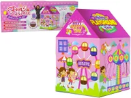 Place zabaw - DOMEK WESOŁE MIASTECZKO DLA DZIECI RÓŻOWY - miniaturka - grafika 1