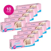 Testy ciążowe i diagnostyczne - Zestaw Quixx, test ciążowy, strumieniowy, czuły 25 mIU/ml, 10 sztuk - miniaturka - grafika 1