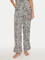 Piżamy damskie - Hunkemöller Spodnie piżamowe Peppers 206527 Czarny Regular Fit - miniaturka - grafika 1
