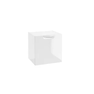 Defra Flou B50 Szafka łazienkowa z koszem 50x50x43,2 cm biały połysk 259-B-05004 - Szafki łazienkowe - miniaturka - grafika 1