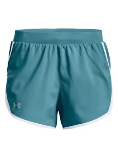 Under Armour Szorty w kolorze turkusowym do biegania - Spodnie sportowe damskie - miniaturka - grafika 1