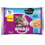 Mokra karma dla kotów - Whiskas Potrawka rybna w galaretce 4x85g - miniaturka - grafika 1