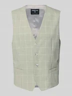 Kamizelki męskie - Kamizelka do garnituru o kroju slim fit z listwą guzikową - miniaturka - grafika 1
