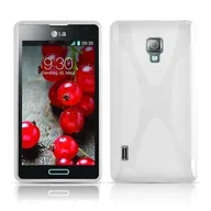 Etui i futerały do telefonów - Pokrowiec Do LG OPTIMUS L7 II Pokrowiec Ochronny w BIAŁY MAGNEZOWY Etui Obudowa Case Cover Plecki TPU Cadorabo - miniaturka - grafika 1