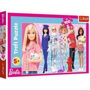Puzzle - Trefl Puzzle 100el Barbie Możesz być kim chcesz 16385 - miniaturka - grafika 1