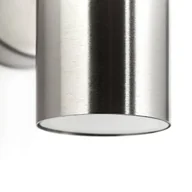 Lampy ogrodowe - Brilliant Jandy down kinkiet zewnętrzny, stały, w kolorze stali nierdzewnej, metalowy - miniaturka - grafika 1