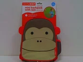 Plecaki - SKIP HOP plecak baby ZOO Małpa 212203 - miniaturka - grafika 1