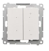 Wyłączniki światła i elektryczne - Kontakt Simon Ściemniacz do LED ściemnialnych klawiszowy Simon 55 - biały mat - miniaturka - grafika 1