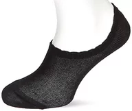 Skarpetki damskie - PIECES Damskie buty sportowe PCSEBBY Glitter Sneaker 1pack Socks NOOS błyszczące skarpety, Black/AOP: Black Lurex, 36-38 - miniaturka - grafika 1