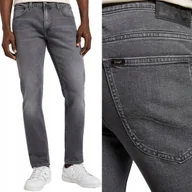 Spodnie męskie - Lee LUKE SLIM Granite Stone mocno zwężane szare spodnie jeansowe W30 L32 - miniaturka - grafika 1