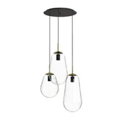 Lampy sufitowe - Nowodvorski Nowoczesna Lampa wisząca PEAR III do biura i salonu 7794 - miniaturka - grafika 1