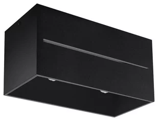 Sollux Lighting Plafon LOBO MAXI czarny - Lampy sufitowe - miniaturka - grafika 2