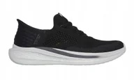 Buty sportowe męskie - Skechers Buty męskie Slade Quinto czarne 42 - miniaturka - grafika 1