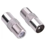 Inne akcesoria audio-wideo - Złącze Wtyk Antenowy - Gniazdo "F" Hq Cu Vayox 2 Szt. - miniaturka - grafika 1