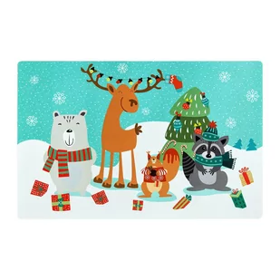 Mata Stołowa FOREST TEAM 43 X 28 cm AMBITION JUNIOR - Place zabaw - miniaturka - grafika 1