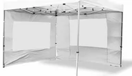 Pawilony ogrodowe - PROFI Garthen Komplet dwóch ścian do pawilonu 3 x 3 m - biały - miniaturka - grafika 1