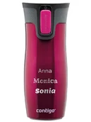 Kubki termiczne - Kubek termiczny  z grawerem Contigo West Loop 2.0 470 ml - Malinowy - miniaturka - grafika 1