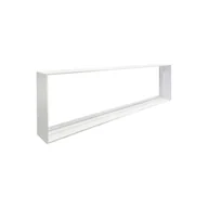 Oprawy, klosze i abażury - Ramka aluminiowa natynkowa do paneli LED Eko-Light biała 120 x 30 cm - miniaturka - grafika 1