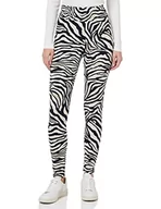 Legginsy - KENDALL & KYLIE K&k W Zebra Print High Rise Legginsy Kkw3711723, Zebra Print, M Kobiety - miniaturka - grafika 1