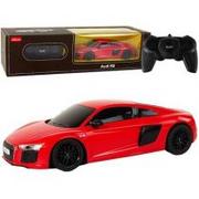 Zabawki zdalnie sterowane - Auto R/C Audi R8 Rastar 1:24 czerwone Leantoys - miniaturka - grafika 1