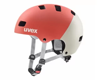 UVEX Kid 3 CC Helmet Kids, czerwony/szary 51-55cm 2022 Kaski dla dzieci - Kaski rowerowe - miniaturka - grafika 1