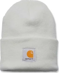 Carhartt Czapka Carhartt Acrylic Watch Hat winter white - Czapki damskie - miniaturka - grafika 1
