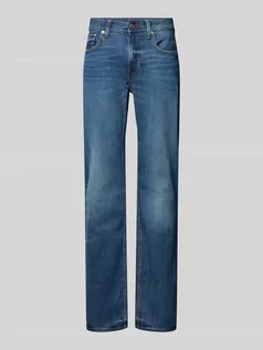 Spodnie męskie - Jeansy o kroju regular fit z 5 kieszeniami model ‘DENTON’ - grafika 1