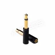 Złącza, przejściówki, adaptery - OEAudio adapter z MMCX (F) na 3,5 mm (M) - miniaturka - grafika 1