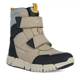 Buty dla chłopców - Śniegowce Geox J Flexyper Boy B Abx J169XC 0FU50 C0015 S Beige/Black - grafika 1