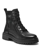 Kozaki damskie - Geox Trapery D Iridea C D16HRC 00043 C9999 Czarny - miniaturka - grafika 1