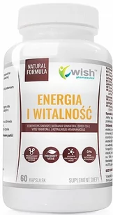 TOMASZ KACZMARCZYK WISH GROUP Wish Energia I Witalność 60 kapsułek - Układ nerwowy - miniaturka - grafika 1