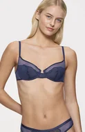 Biustonosze - Triumph biustonosz miękki soft Delightful Spotlight W 10219854-7064, Kolor granatowy, Rozmiar 75B, Triumph - Intymna - miniaturka - grafika 1