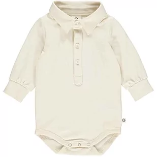 Müsli by Green Cotton Cozy Me L/S Shirt Body Płaszcz Baza Unisex Dziecko, Buttercream, 62 - Płaszcze damskie - miniaturka - grafika 1