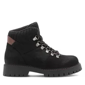 Buty dla dziewczynek - Trapery Lasocki Young RIVER CI12-8468-04 Czarny - miniaturka - grafika 1