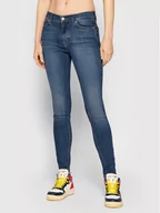 Spodnie damskie - Tommy Jeans Jeansy Nora DW0DW10865 Granatowy Skinny Fit - miniaturka - grafika 1