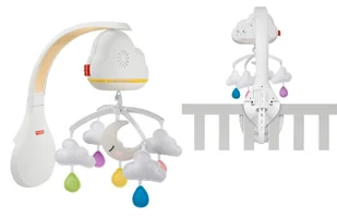 CHMURKOWA KARUZELA DO NAD ŁÓŻECZKA USPOKAJACZ SENSOR PŁACZU DZIECKA PREZENT - Karuzele dla niemowląt - miniaturka - grafika 1