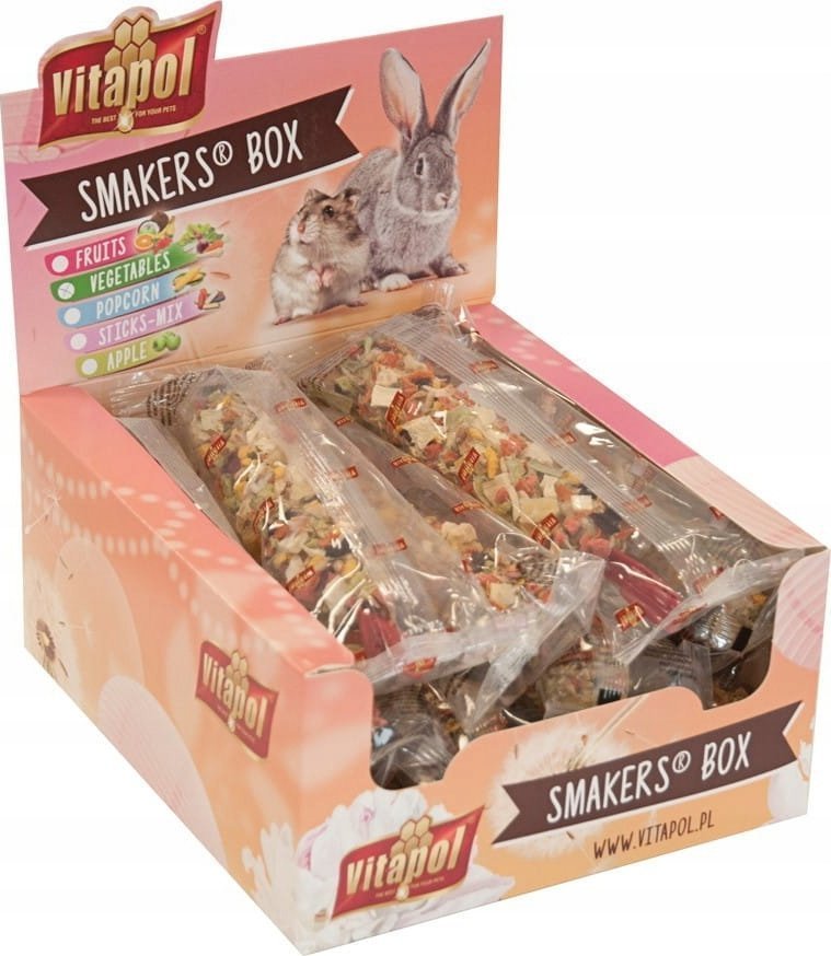 Vitapol SMAKERS BOX WARZYWNY DLA GRYZONI I KRÓLIKA 12szt/box