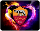 Podkładki pod mysz - PODKŁADKA POD MYSZKĘ AS ROMA Z IMIENIEM 23x19CM DO LAPTOPA - miniaturka - grafika 1