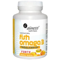 Serce i układ krążenia - Aliness Fish Omega3 Forte Trójglicerydy 500/250 mg, 60 kapsułek - miniaturka - grafika 1