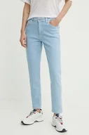 Spodnie damskie - Calvin Klein jeansy damskie kolor niebieski K20K206578 - miniaturka - grafika 1