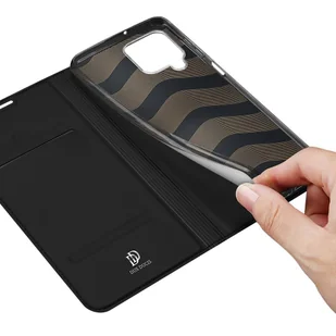 Dux Ducis Skin Pro kabura etui pokrowiec z klapką Samsung Galaxy A22 4G czarny - Etui i futerały do telefonów - miniaturka - grafika 7