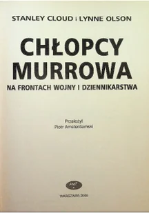 Chłopcy Murrowa - Biografie i autobiografie - miniaturka - grafika 2