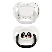 Smoczki uspokajające - Canpol Smoczek uspokajający 0-6m 2szt 34/927whi - miniaturka - grafika 1