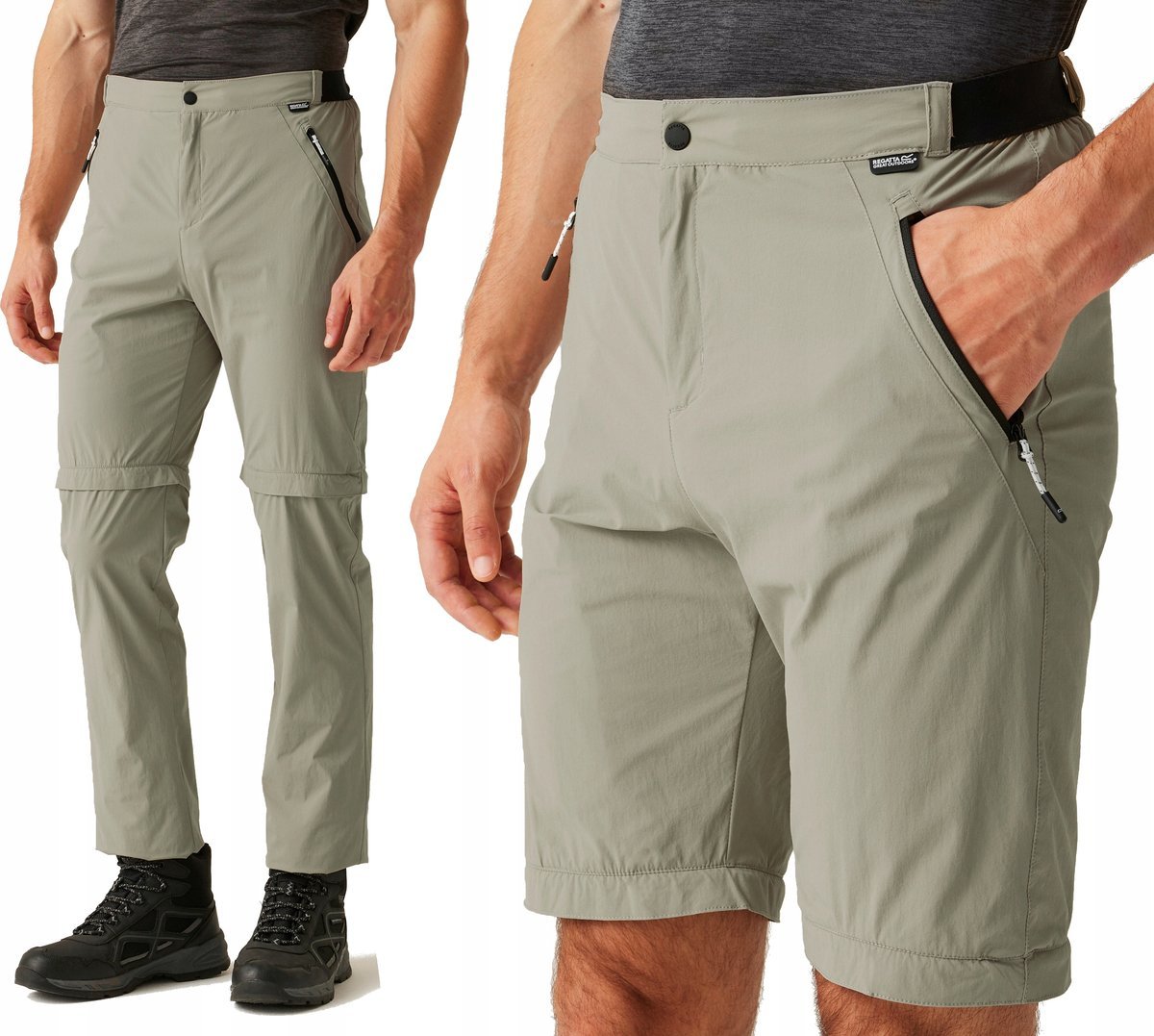 Turystyczne spodnie Regatta z odpinanymi nogawkami 2w1 RMJ307R ND5 UK 33